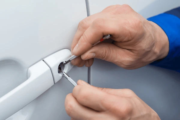 closeup person hand holding lockpicker 600nw 396430660